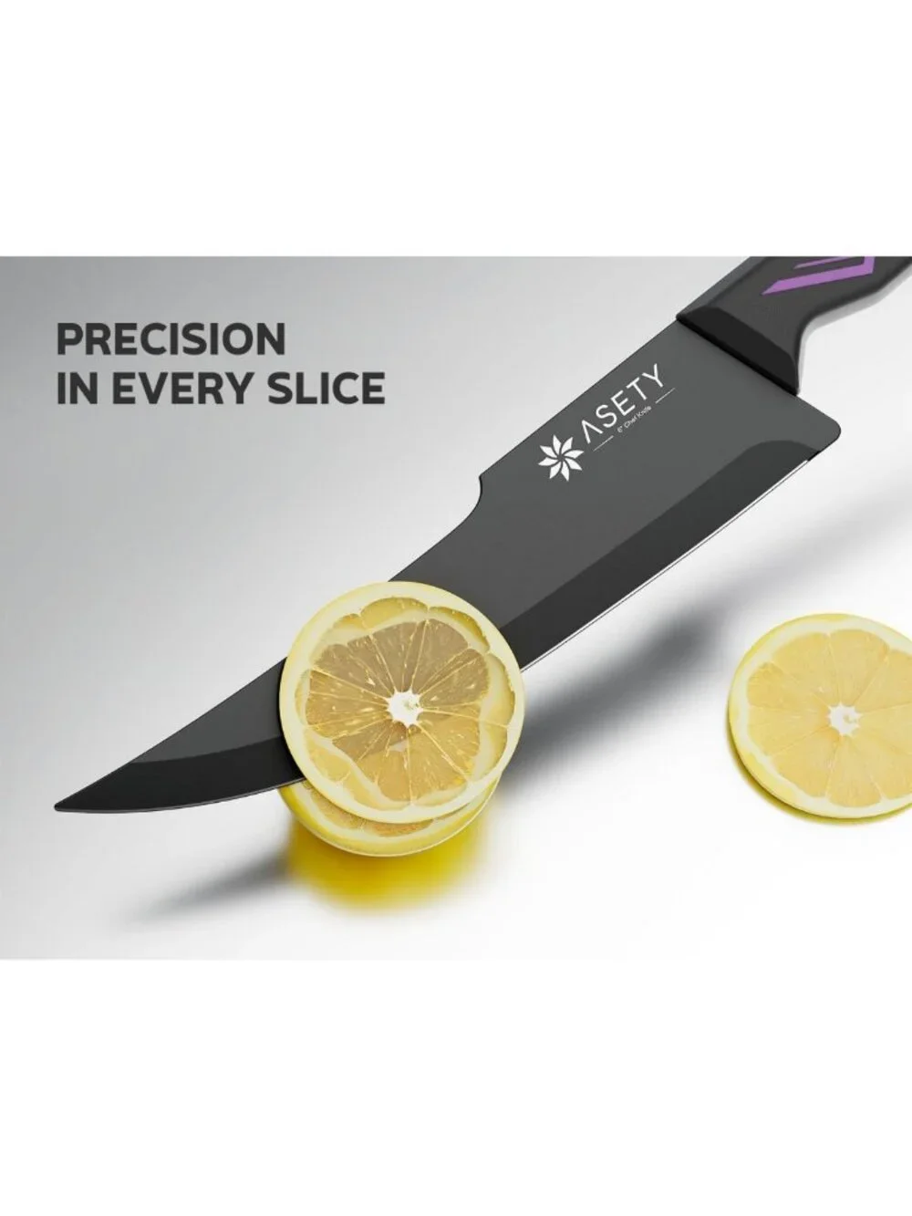 15-Piece Kitchen Knife Set with Built-in Sharpener & Storage Block - Essential